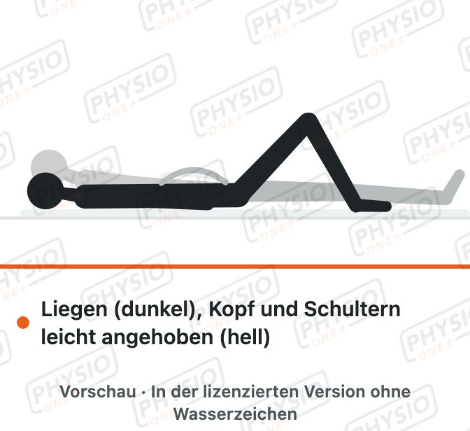Vorschau: Oberkörper leicht anheben (Curl-up)