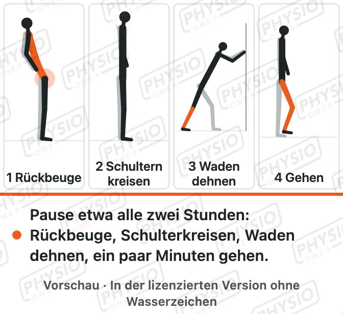 Vorschau: Pausenübungen bei langen Fahrten
