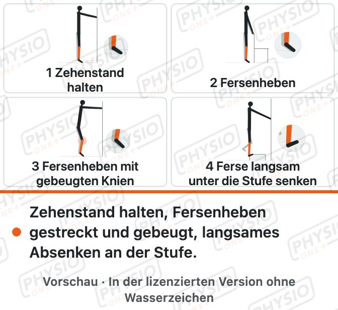 Vorschau: Programm bei Achillessehnenschmerz