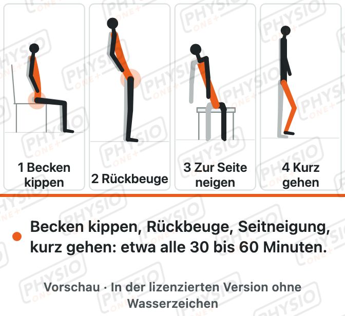 Vorschau: Bewegungspause im Büro für den Rücken