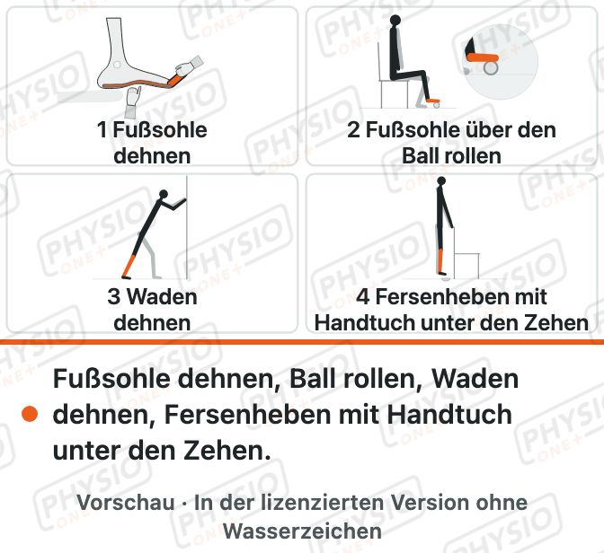 Vorschau: Programm bei Fersenschmerz