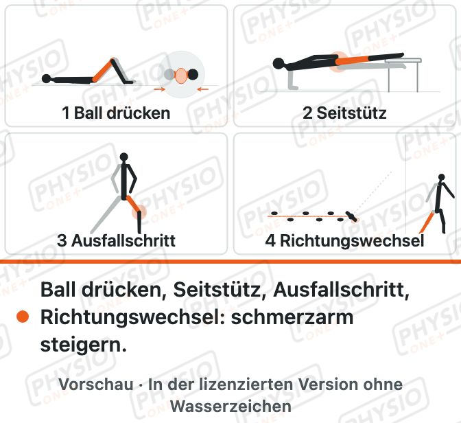 Vorschau: Programm bei Leistenschmerz im Fußball