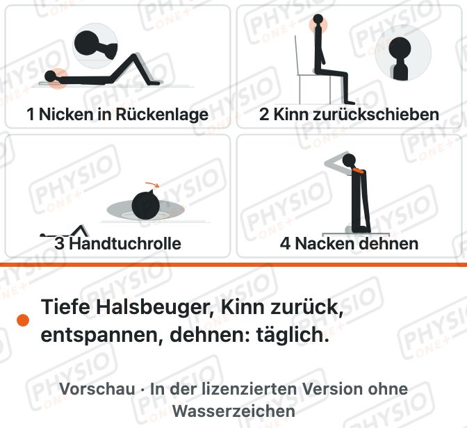 Vorschau: Programm bei Kopfschmerz vom Nacken