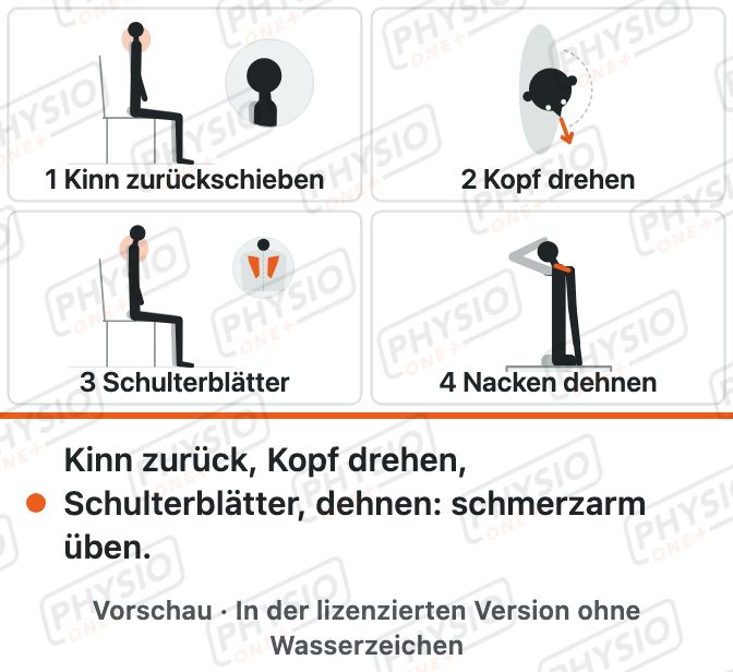 Vorschau: Programm bei Nackenschmerzen