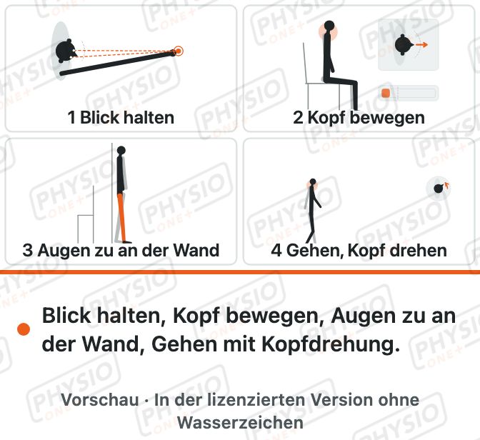 Vorschau: Programm bei Schwindel