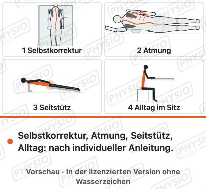Vorschau: Programm bei Skoliose für Jugendliche