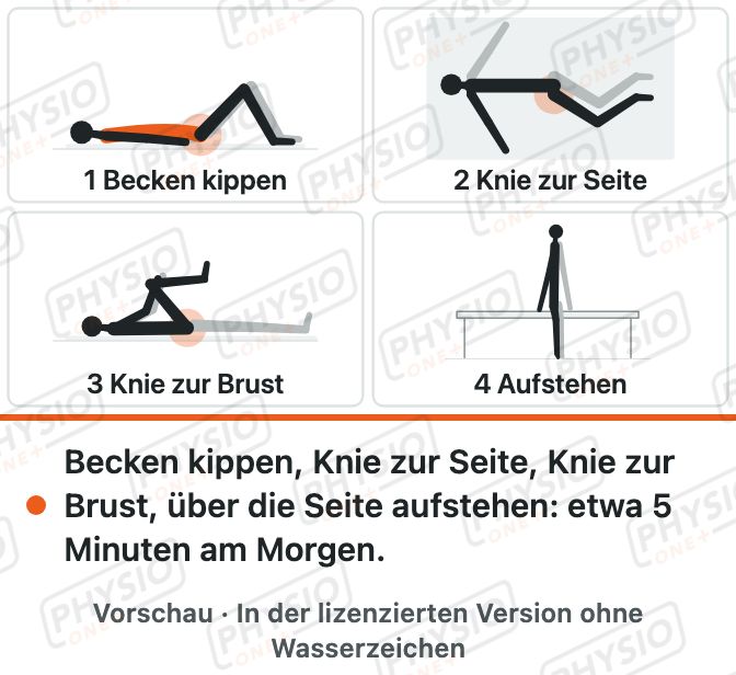 Vorschau: Kurzes Rückenprogramm am Morgen