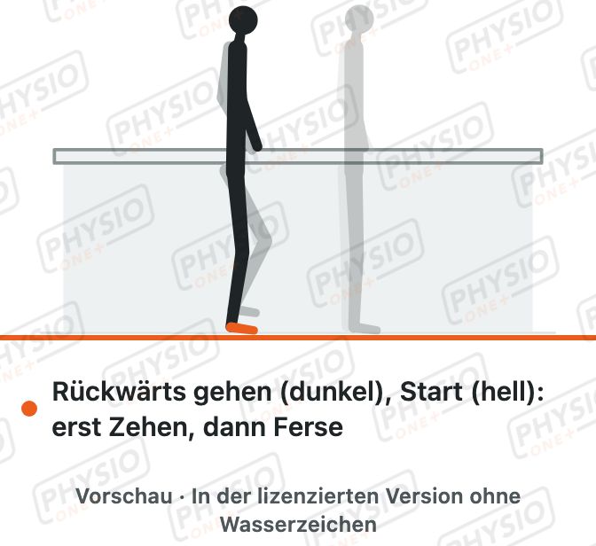 Vorschau: Rückwärtsgehen mit Festhalten
