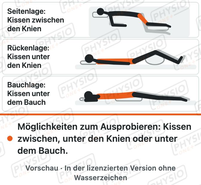 Vorschau: Schlafpositionen bei Rückenschmerzen