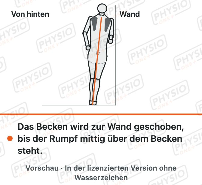Vorschau: Seitliche Verschiebung korrigieren an der Wand