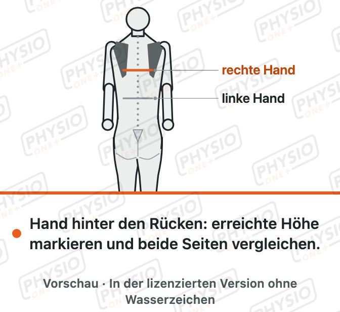 Vorschau: Selbsttest: Hand hinter den Rücken