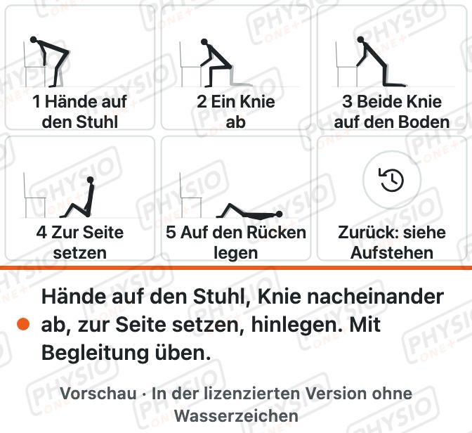 Vorschau: Sich kontrolliert auf den Boden bringen