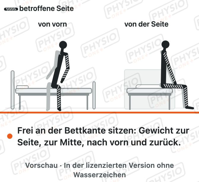 Vorschau: Sitzbalance an der Bettkante