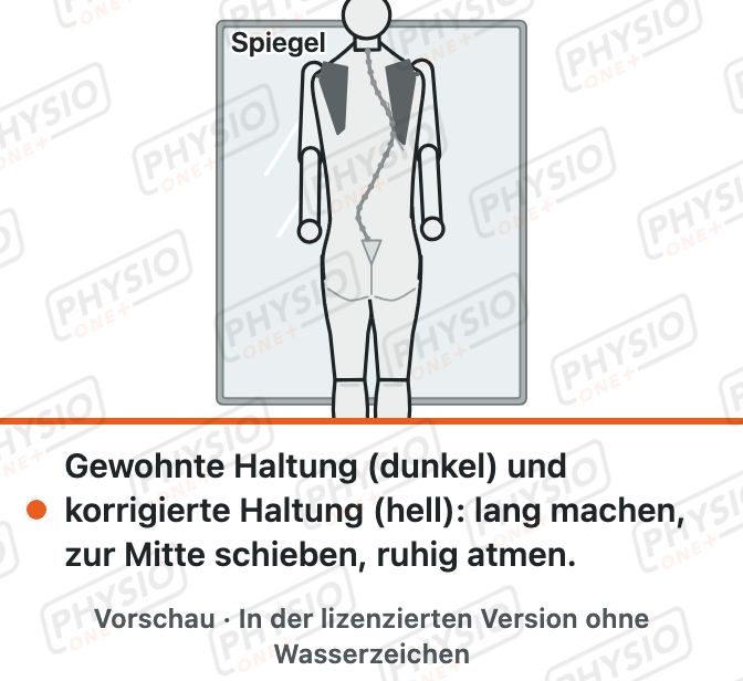 Vorschau: Selbstkorrektur bei Skoliose