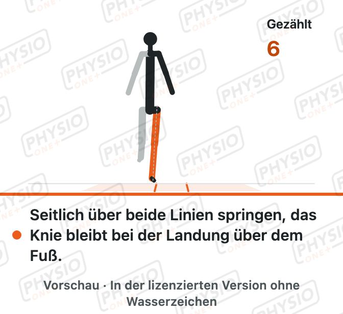 Vorschau: Test: Seitliche Sprünge in 30 Sekunden