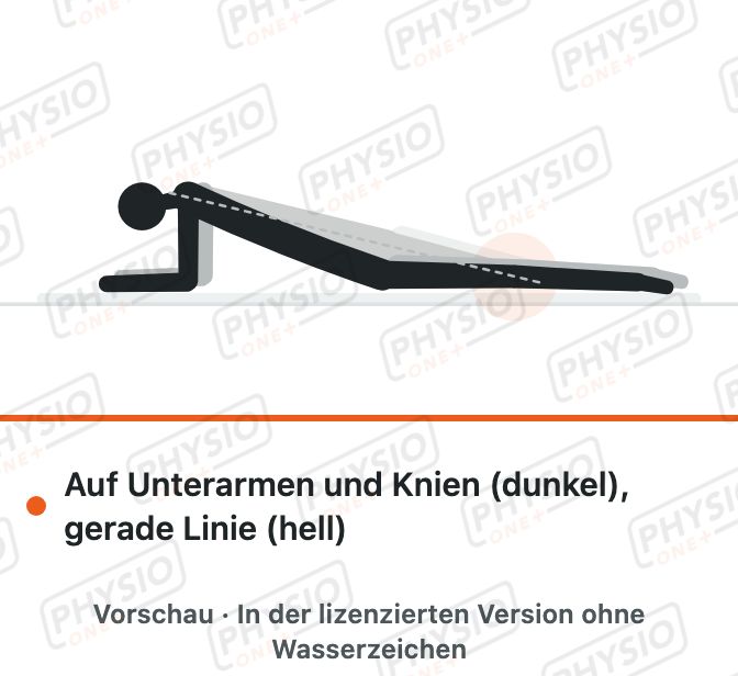 Vorschau: Unterarmstütz auf den Knien