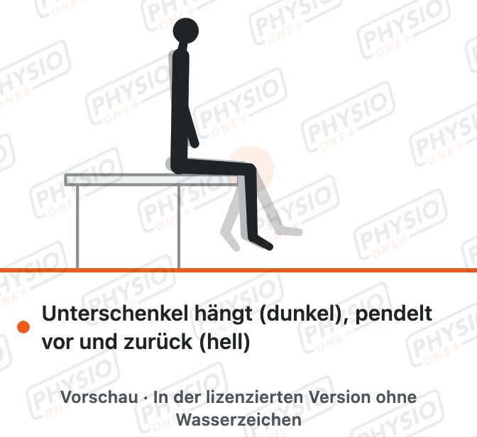Vorschau: Unterschenkel pendeln lassen im Sitz