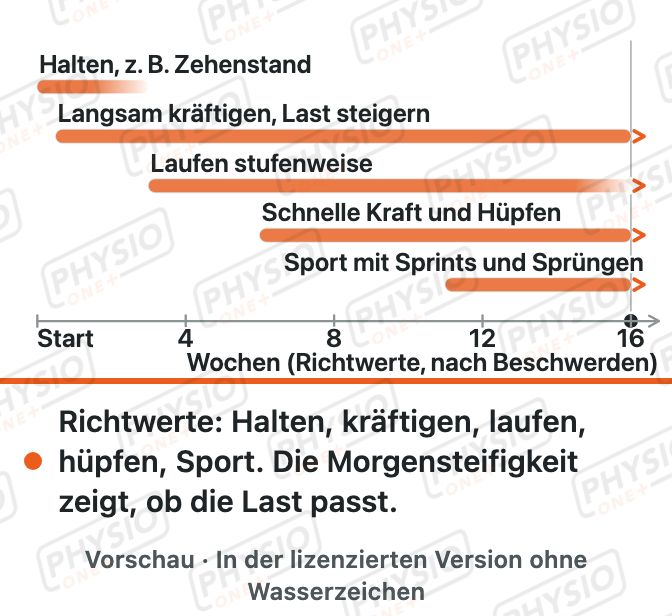 Vorschau: Belastungsaufbau bei Achillessehnenschmerz