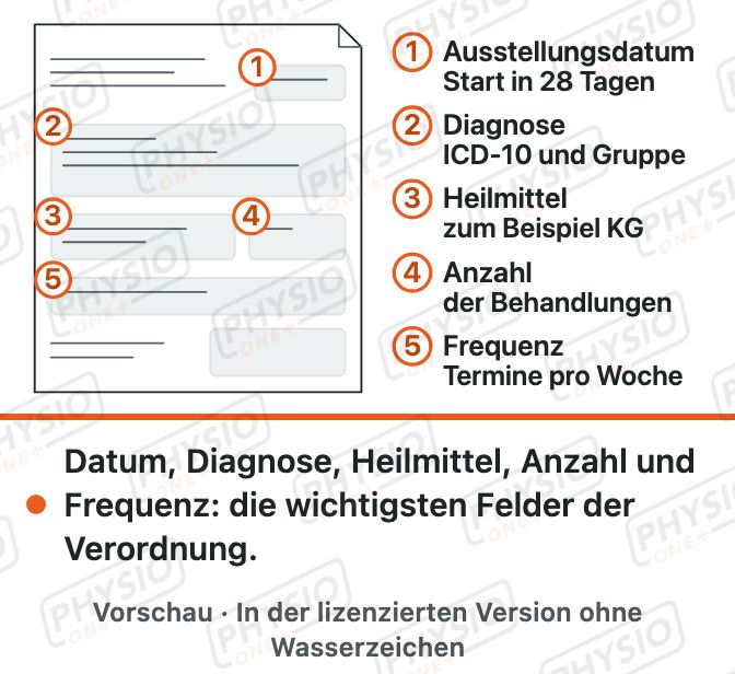 Vorschau: Die Heilmittelverordnung lesen