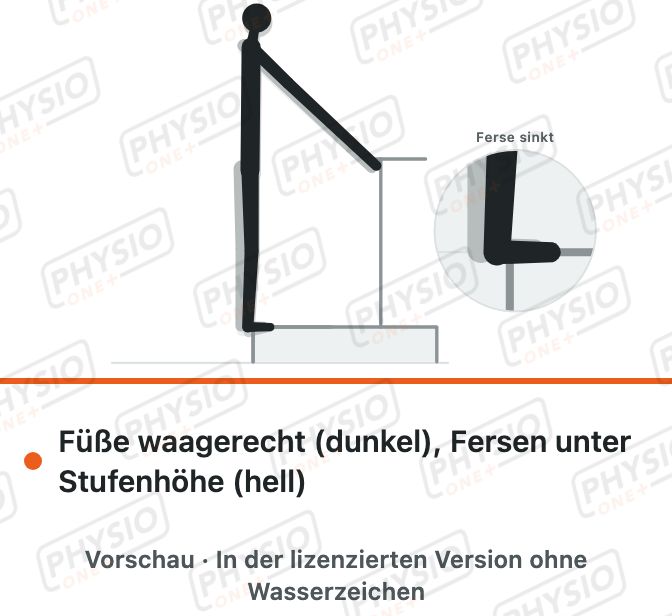 Vorschau: Wadendehnung an der Stufe