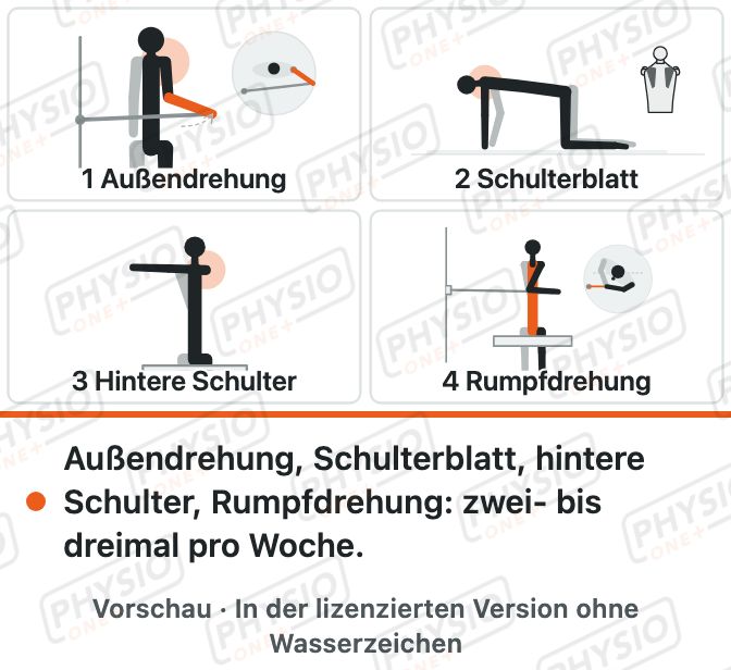 Vorschau: Programm für die Wurfschulter