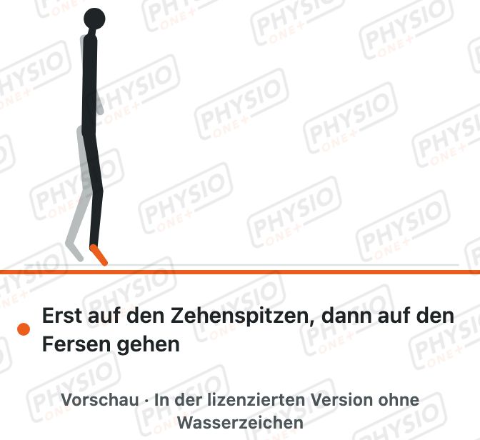 Vorschau: Zehengang und Fersengang