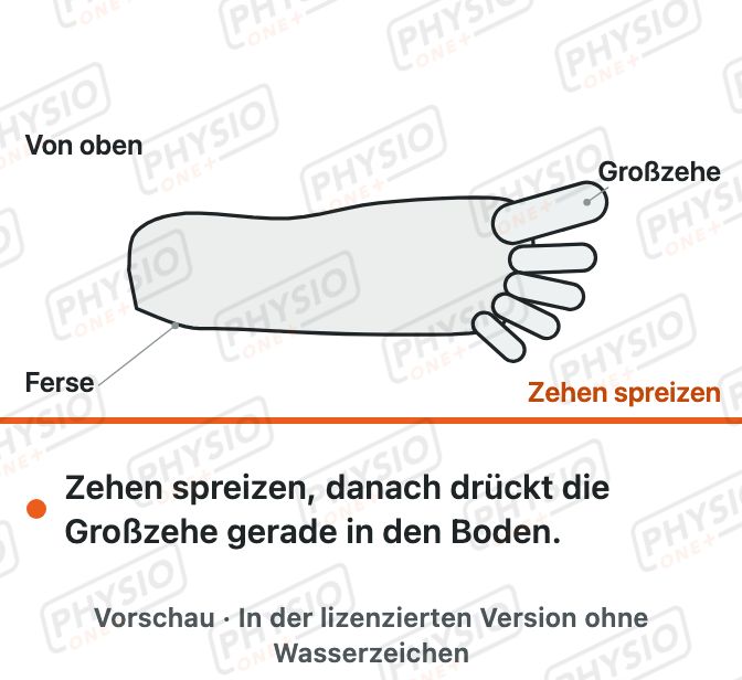 Vorschau: Zehen spreizen und Großzehe ausrichten